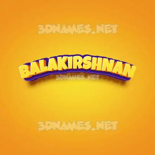 balakirshnan in Orange Toon style - 3D name wallpaper balakirshnan in Orange Toon style - 3D name wallpaper