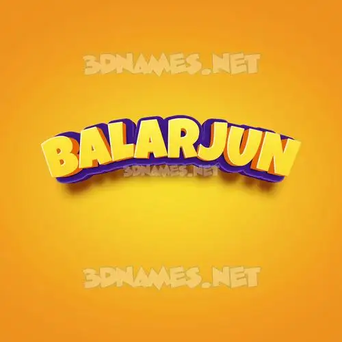 balarjun in Orange Toon style - 3D name wallpaper balarjun in Orange Toon style - 3D name wallpaper