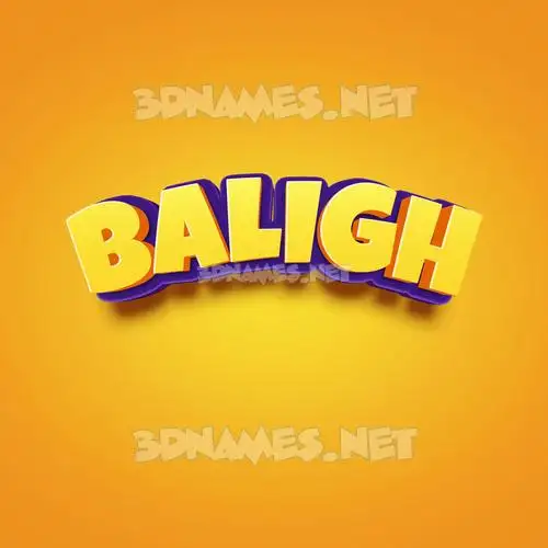 baligh in Orange Toon style - 3D name wallpaper baligh in Orange Toon style - 3D name wallpaper