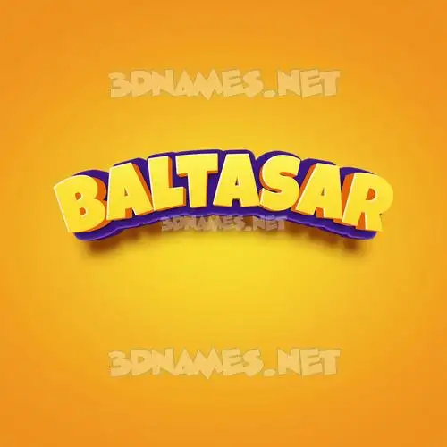 baltasar in Orange Toon style - 3D name wallpaper baltasar in Orange Toon style - 3D name wallpaper