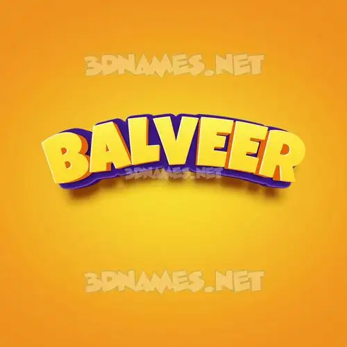 balveer in Orange Toon style - 3D name wallpaper balveer in Orange Toon style - 3D name wallpaper
