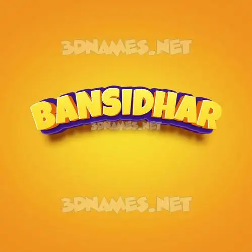 bansidhar in Orange Toon style - 3D name wallpaper bansidhar in Orange Toon style - 3D name wallpaper