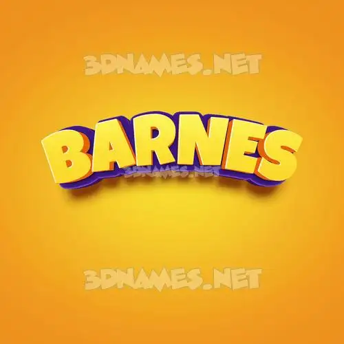 barnes in Orange Toon style - 3D name wallpaper barnes in Orange Toon style - 3D name wallpaper