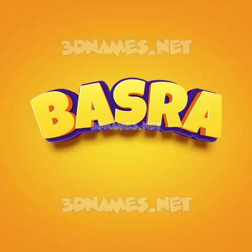basra in Orange Toon style - 3D name wallpaper basra in Orange Toon style - 3D name wallpaper