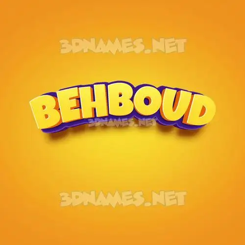behboud in Orange Toon style - 3D name wallpaper behboud in Orange Toon style - 3D name wallpaper