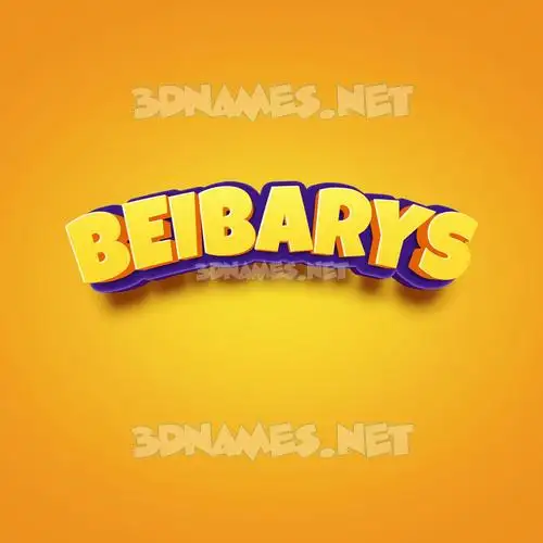 beibarys in Orange Toon style - 3D name wallpaper beibarys in Orange Toon style - 3D name wallpaper
