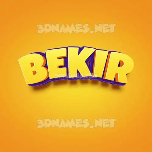 bekir in Orange Toon style - 3D name wallpaper bekir in Orange Toon style - 3D name wallpaper