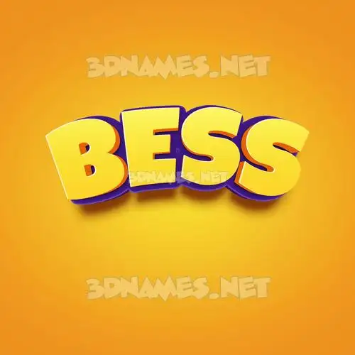 bess in Orange Toon style - 3D name wallpaper bess in Orange Toon style - 3D name wallpaper
