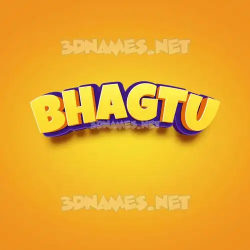 bhagtu in Orange Toon style - 3D name wallpaper bhagtu in Orange Toon style - 3D name wallpaper