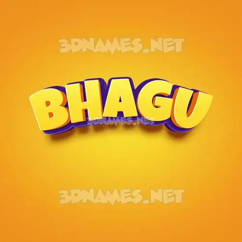 bhagu in Orange Toon style - 3D name wallpaper bhagu in Orange Toon style - 3D name wallpaper