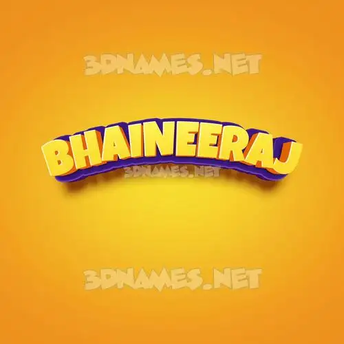 bhaineeraj in Orange Toon style - 3D name wallpaper bhaineeraj in Orange Toon style - 3D name wallpaper