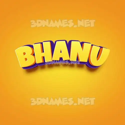 bhanu in Orange Toon style - 3D name wallpaper bhanu in Orange Toon style - 3D name wallpaper
