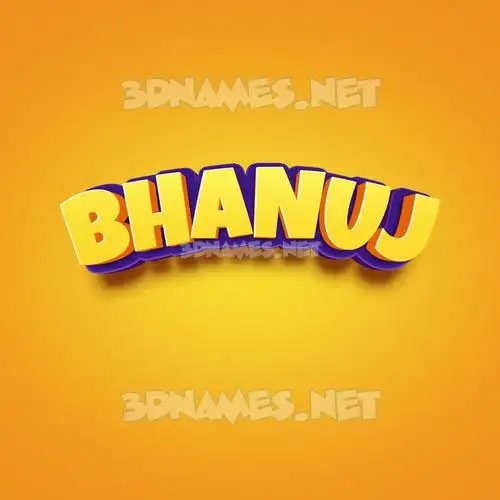 bhanuj in Orange Toon style - 3D name wallpaper bhanuj in Orange Toon style - 3D name wallpaper