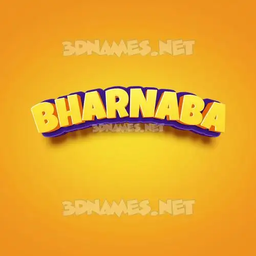 bharnaba in Orange Toon style - 3D name wallpaper bharnaba in Orange Toon style - 3D name wallpaper