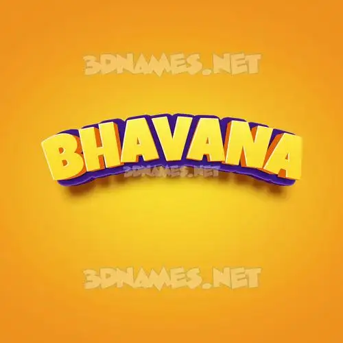 bhavana in Orange Toon style - 3D name wallpaper bhavana in Orange Toon style - 3D name wallpaper