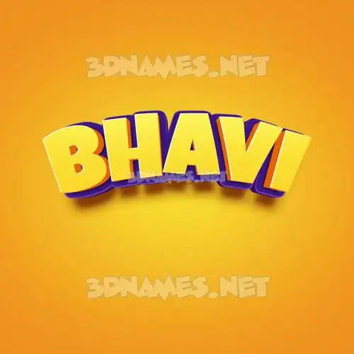 bhavi in Orange Toon style - 3D name wallpaper bhavi in Orange Toon style - 3D name wallpaper
