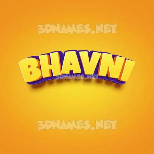 bhavni in Orange Toon style - 3D name wallpaper bhavni in Orange Toon style - 3D name wallpaper