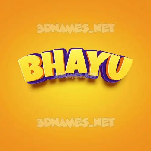 bhayu in Orange Toon style - 3D name wallpaper bhayu in Orange Toon style - 3D name wallpaper