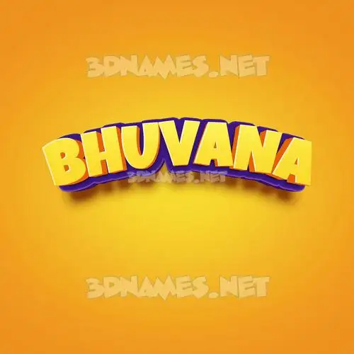 bhuvana in Orange Toon style - 3D name wallpaper bhuvana in Orange Toon style - 3D name wallpaper