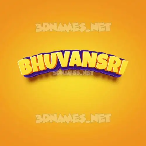 bhuvansri in Orange Toon style - 3D name wallpaper bhuvansri in Orange Toon style - 3D name wallpaper