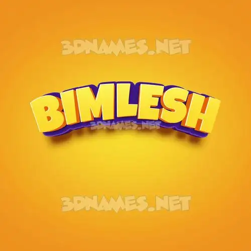 bimlesh in Orange Toon style - 3D name wallpaper bimlesh in Orange Toon style - 3D name wallpaper