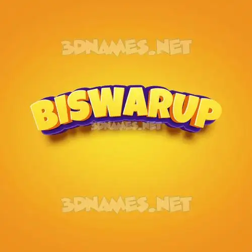 biswarup in Orange Toon style - 3D name wallpaper biswarup in Orange Toon style - 3D name wallpaper