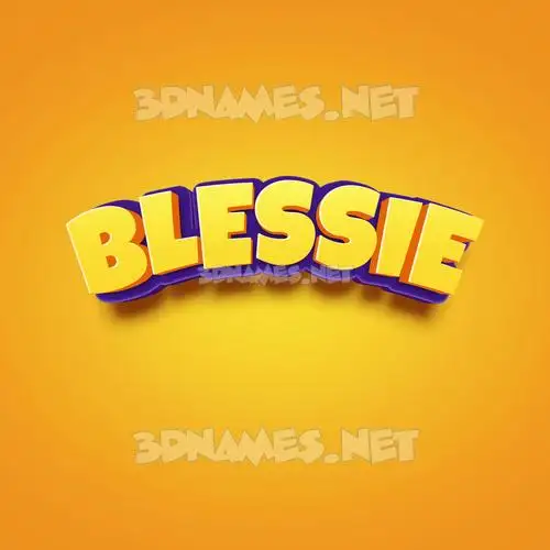 blessie in Orange Toon style - 3D name wallpaper blessie in Orange Toon style - 3D name wallpaper