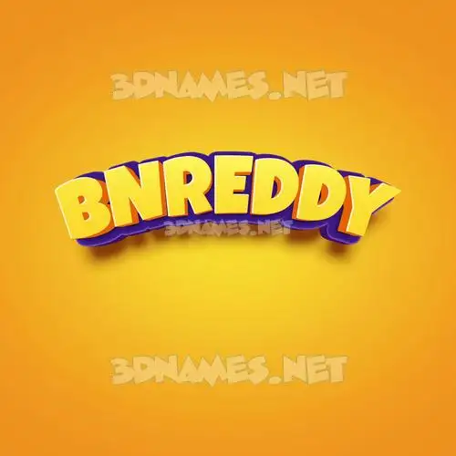 bnreddy in Orange Toon style - 3D name wallpaper bnreddy in Orange Toon style - 3D name wallpaper