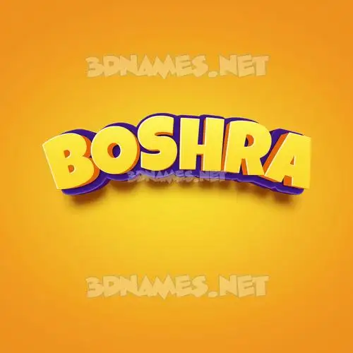 boshra in Orange Toon style - 3D name wallpaper boshra in Orange Toon style - 3D name wallpaper