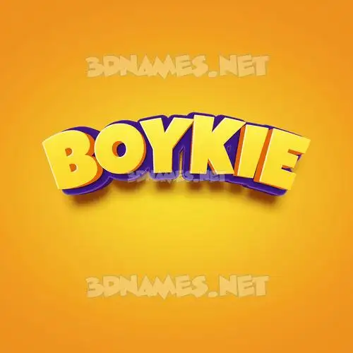 boykie in Orange Toon style - 3D name wallpaper boykie in Orange Toon style - 3D name wallpaper