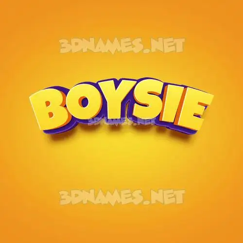boysie in Orange Toon style - 3D name wallpaper boysie in Orange Toon style - 3D name wallpaper