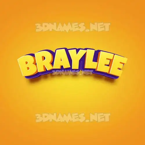 braylee in Orange Toon style - 3D name wallpaper braylee in Orange Toon style - 3D name wallpaper