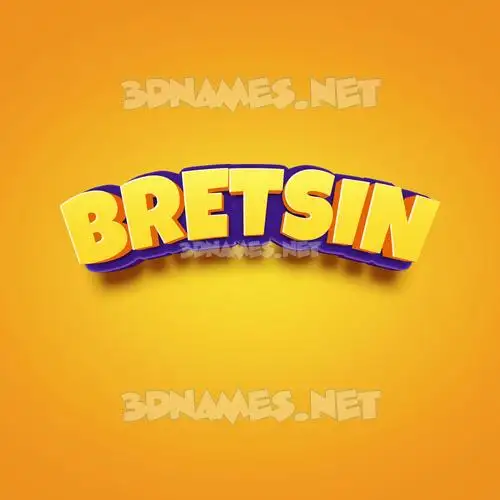 bretsin in Orange Toon style - 3D name wallpaper bretsin in Orange Toon style - 3D name wallpaper