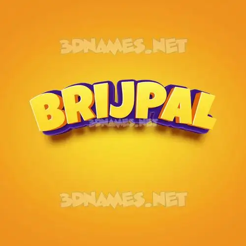 brijpal in Orange Toon style - 3D name wallpaper brijpal in Orange Toon style - 3D name wallpaper