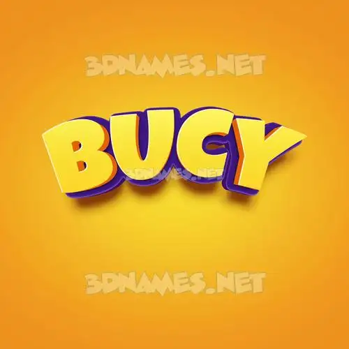 bucy in Orange Toon style - 3D name wallpaper bucy in Orange Toon style - 3D name wallpaper