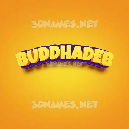 buddhadeb in Orange Toon style - 3D name wallpaper buddhadeb in Orange Toon style - 3D name wallpaper