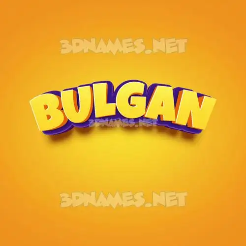 bulgan in Orange Toon style - 3D name wallpaper bulgan in Orange Toon style - 3D name wallpaper