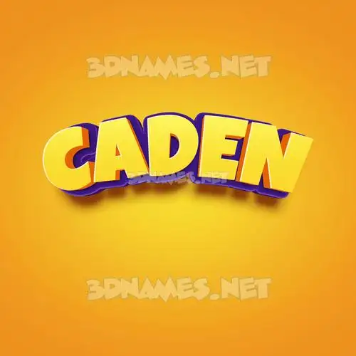 caden in Orange Toon style - 3D name wallpaper caden in Orange Toon style - 3D name wallpaper