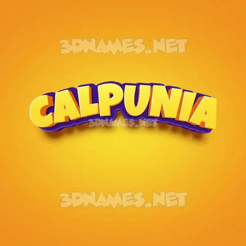calpunia in Orange Toon style - 3D name wallpaper calpunia in Orange Toon style - 3D name wallpaper