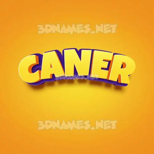 caner in Orange Toon style - 3D name wallpaper caner in Orange Toon style - 3D name wallpaper