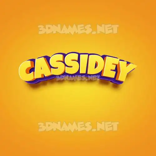 cassidey in Orange Toon style - 3D name wallpaper cassidey in Orange Toon style - 3D name wallpaper
