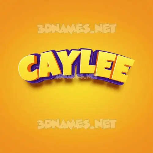 caylee in Orange Toon style - 3D name wallpaper caylee in Orange Toon style - 3D name wallpaper