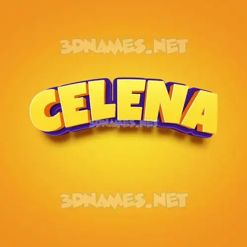 celena in Orange Toon style - 3D name wallpaper celena in Orange Toon style - 3D name wallpaper