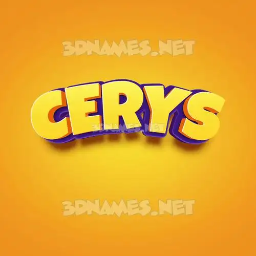 cerys in Orange Toon style - 3D name wallpaper cerys in Orange Toon style - 3D name wallpaper
