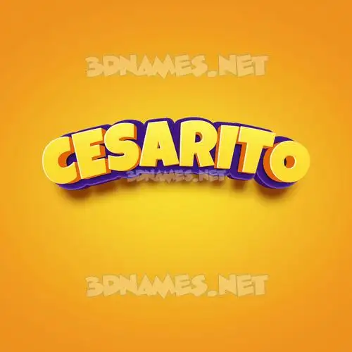 cesarito in Orange Toon style - 3D name wallpaper cesarito in Orange Toon style - 3D name wallpaper