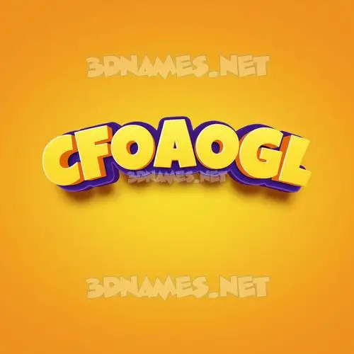 cfoaogl in Orange Toon style - 3D name wallpaper cfoaogl in Orange Toon style - 3D name wallpaper