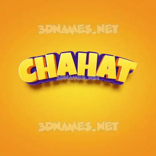chahat in Orange Toon style - 3D name wallpaper chahat in Orange Toon style - 3D name wallpaper