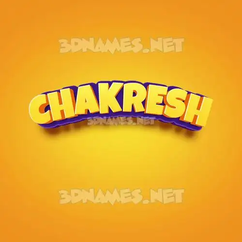chakresh in Orange Toon style - 3D name wallpaper chakresh in Orange Toon style - 3D name wallpaper