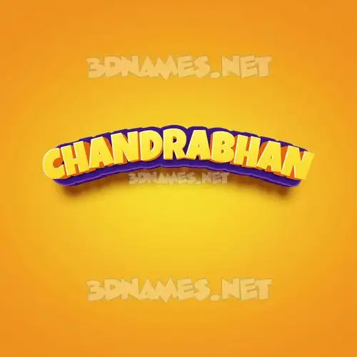 chandrabhan in Orange Toon style - 3D name wallpaper chandrabhan in Orange Toon style - 3D name wallpaper