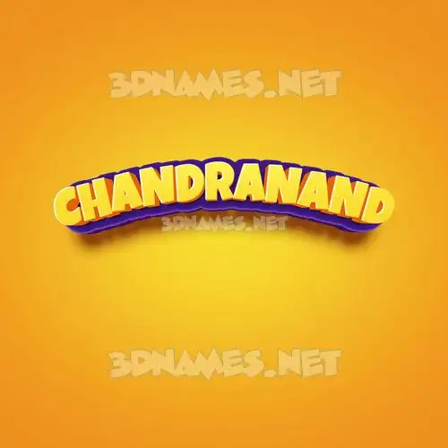 chandranand in Orange Toon style - 3D name wallpaper chandranand in Orange Toon style - 3D name wallpaper